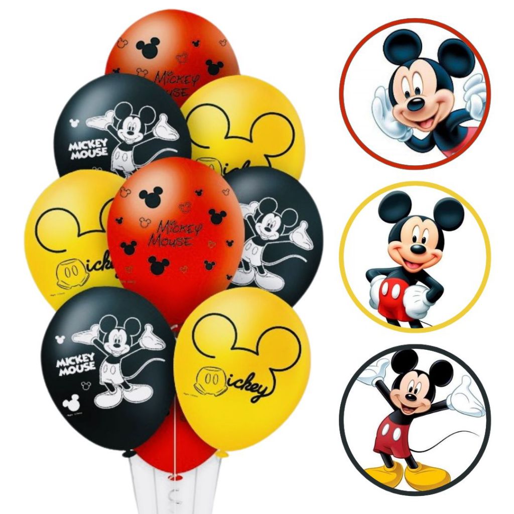 25~125 Balão Mickey Mouse Festa Redondo 9 Pol. Regina — Informática