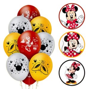 25~125 Balão Minnie Mouse Festa Redondo 9 Pol. Regina — Informática