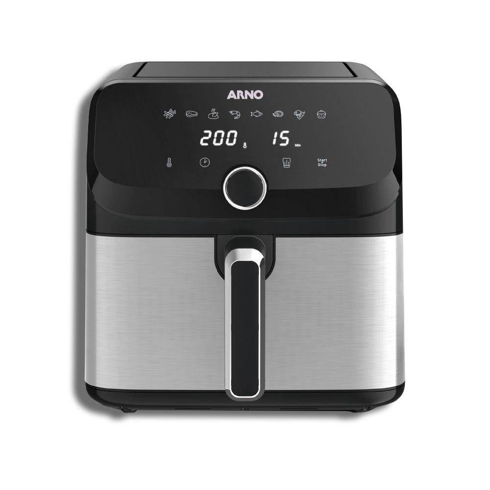 Air Fryer Mega Digital Arno AFD7 7,5L Preto Inox 1700W 220V — Cozinha e Utensílios