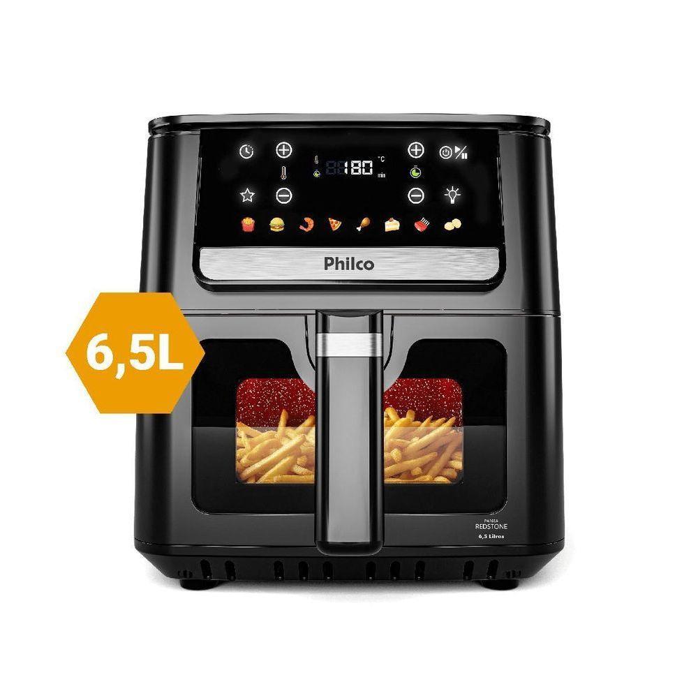 Air Fryer Philco 6,5L Visor Glass e Redstone 1700W 110V — Cozinha e Utensílios