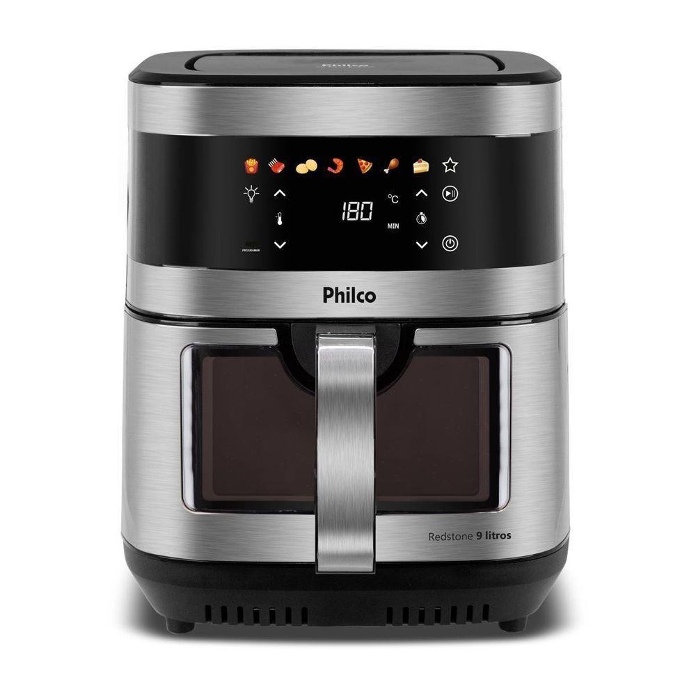 Air Fryer Philco 9L Visor Glass Painel Digital PAF90C 110V — Cozinha e Utensílios