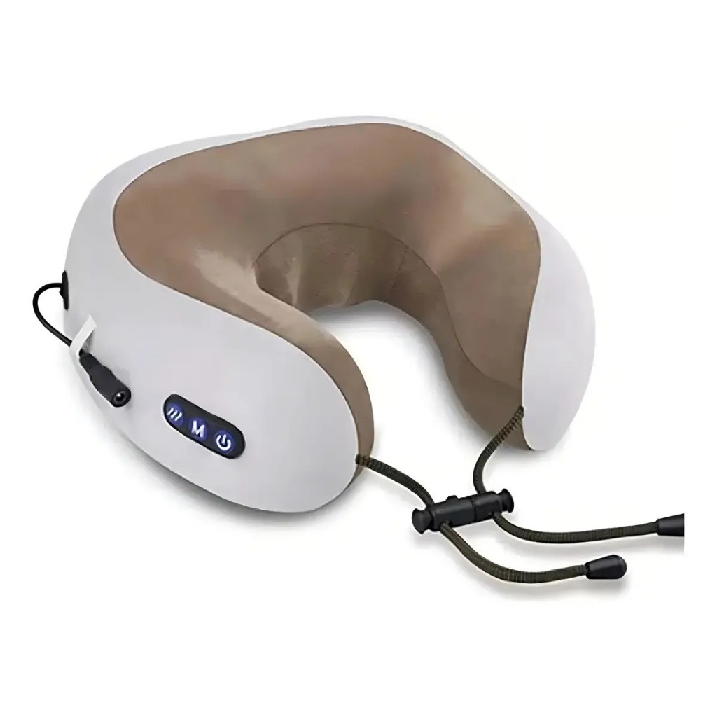 Almofada Massageadora Pescoço USB Recarregável Espuma Memory Form — Bem-estar