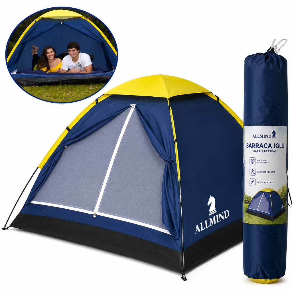 Ofertas de Camping e Pesca: Barraca Camping 2 Pessoas Barraca De Acampamento A Prova D’Água com 79% de desconto Ofertas de Camping e Pesca: Barraca Camping 2 Pessoas Barraca De Acampamento A Prova D’Água com 79% de desconto
