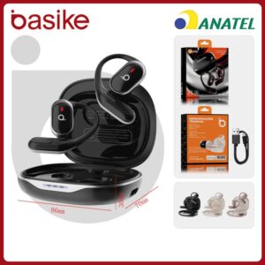 Basike Fone De Ouvido Bluetooth Sem Fio, bluetooth earphone original — Áudio e Fones