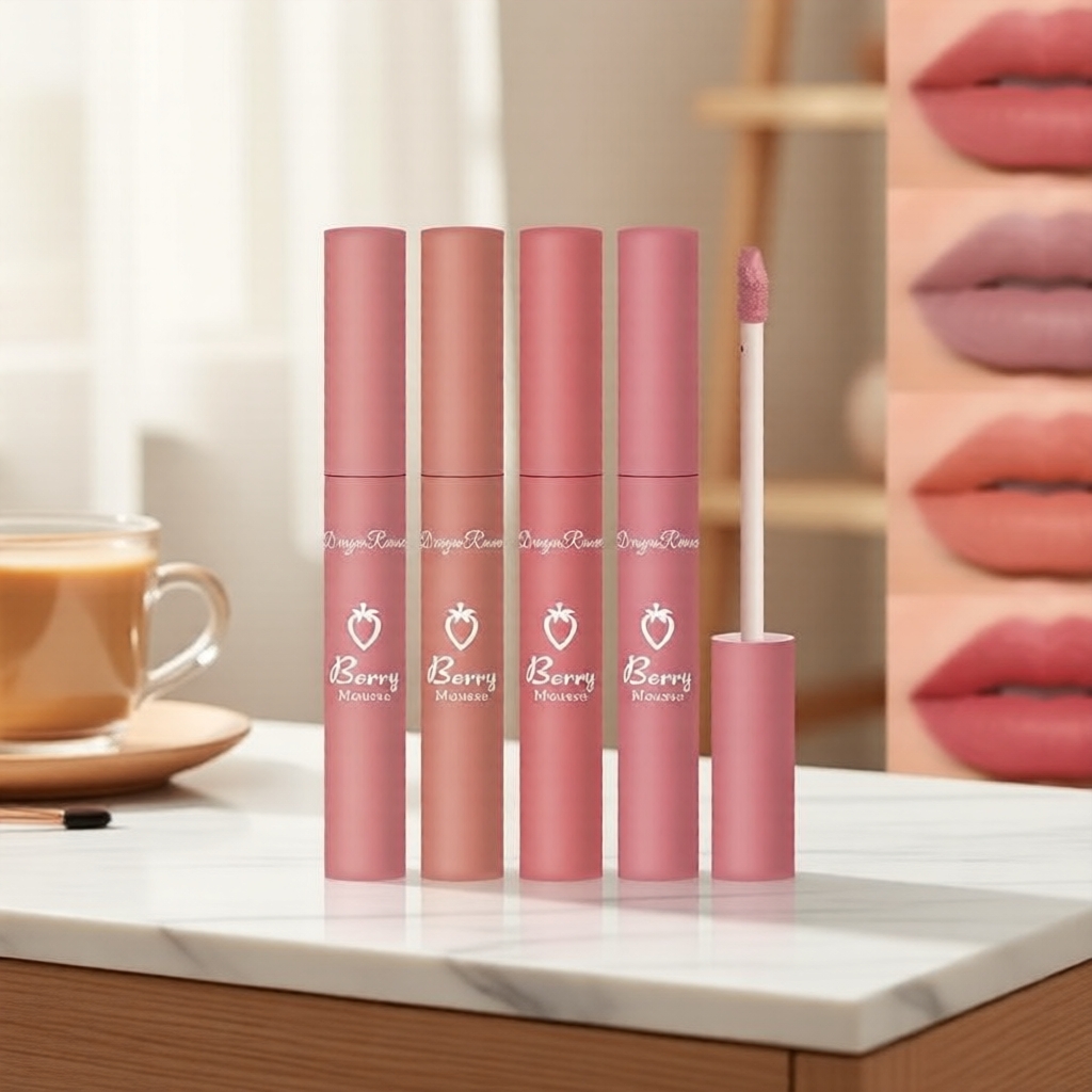 Batom Brilho Labial Matte Dragon Ranee, à prova d'água, não sai — Maquiagem