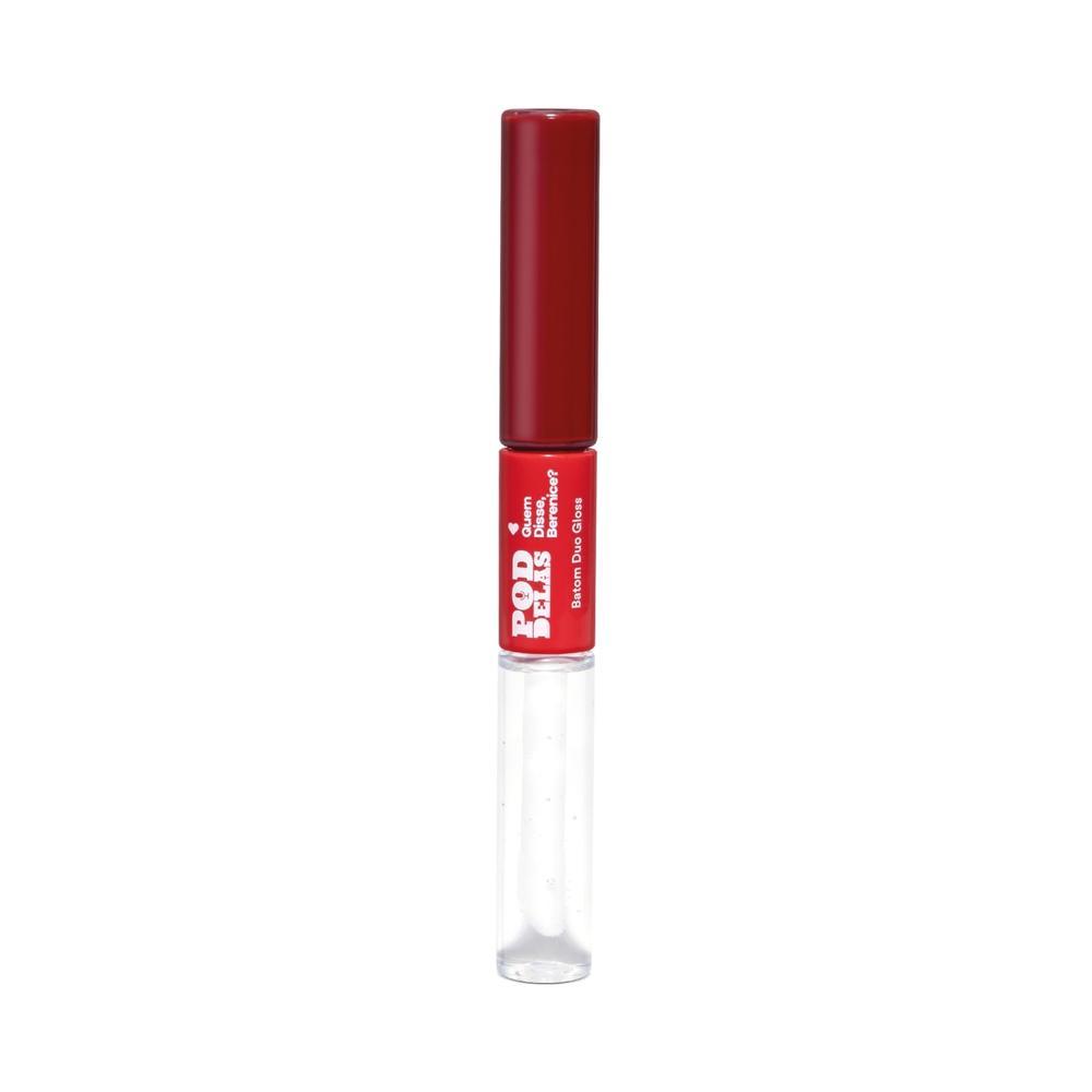 Batom Duo Gloss Vermelho se Inscreve 8ml Quem Disse, Berenice? — Maquiagem