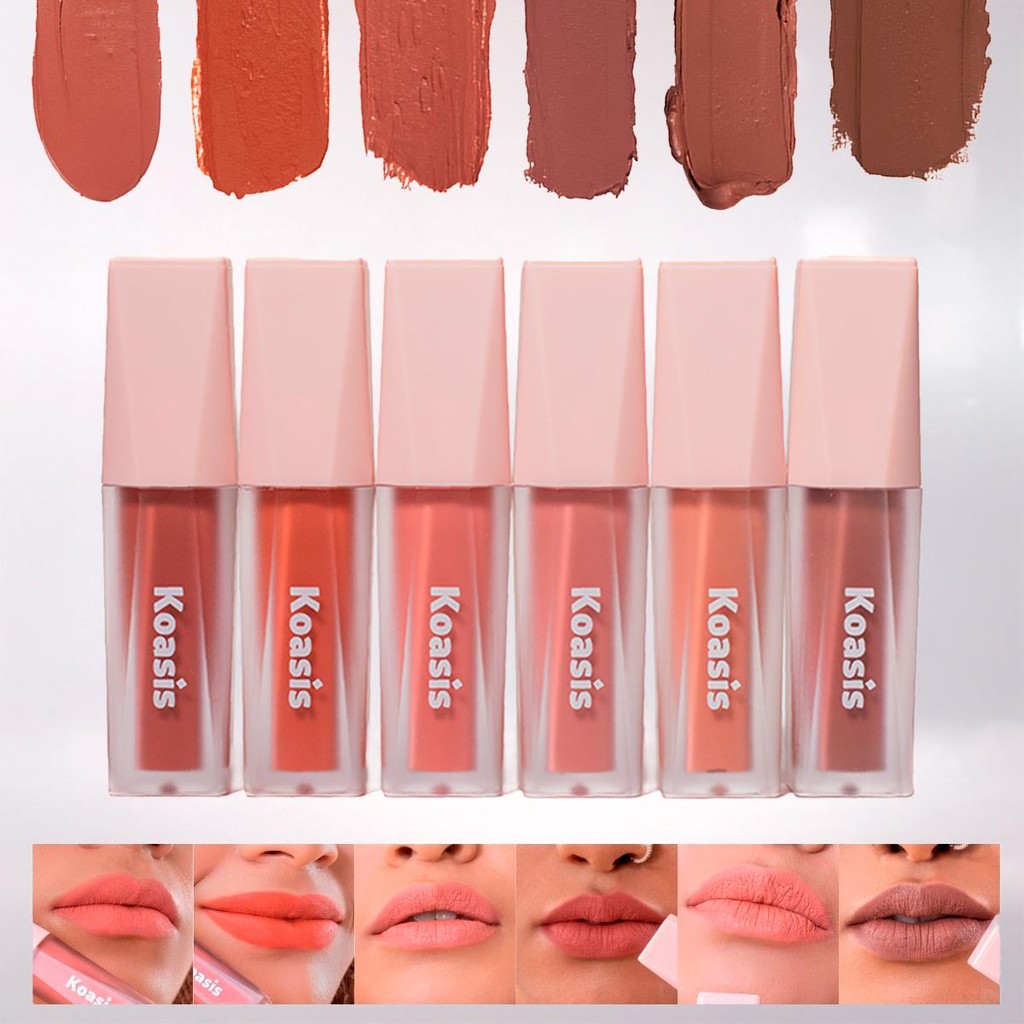 Batom Líquido Matte Cremoso Elegante Longa Duração Koasis — Maquiagem