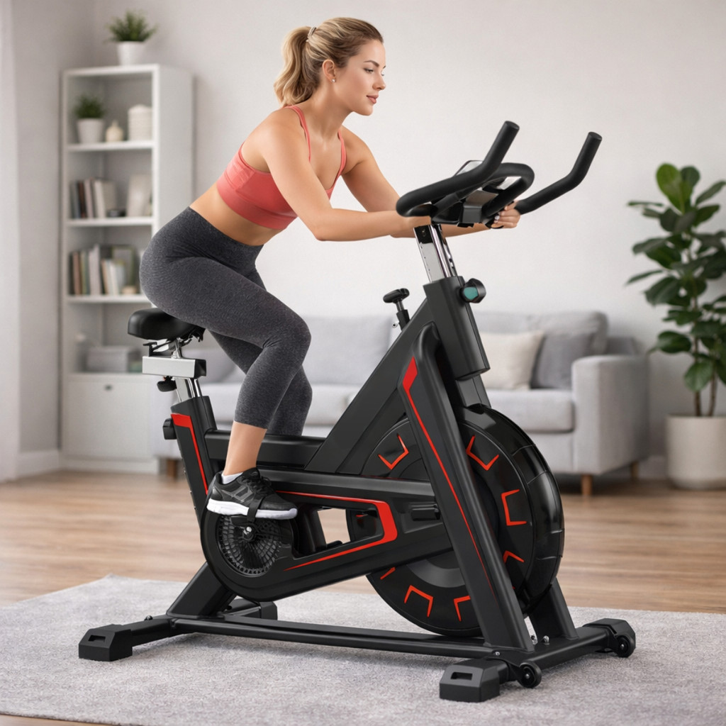 Bicicleta Bike Ergométrica Spinning Academia Fitness 180kg — Esporte e Lazer