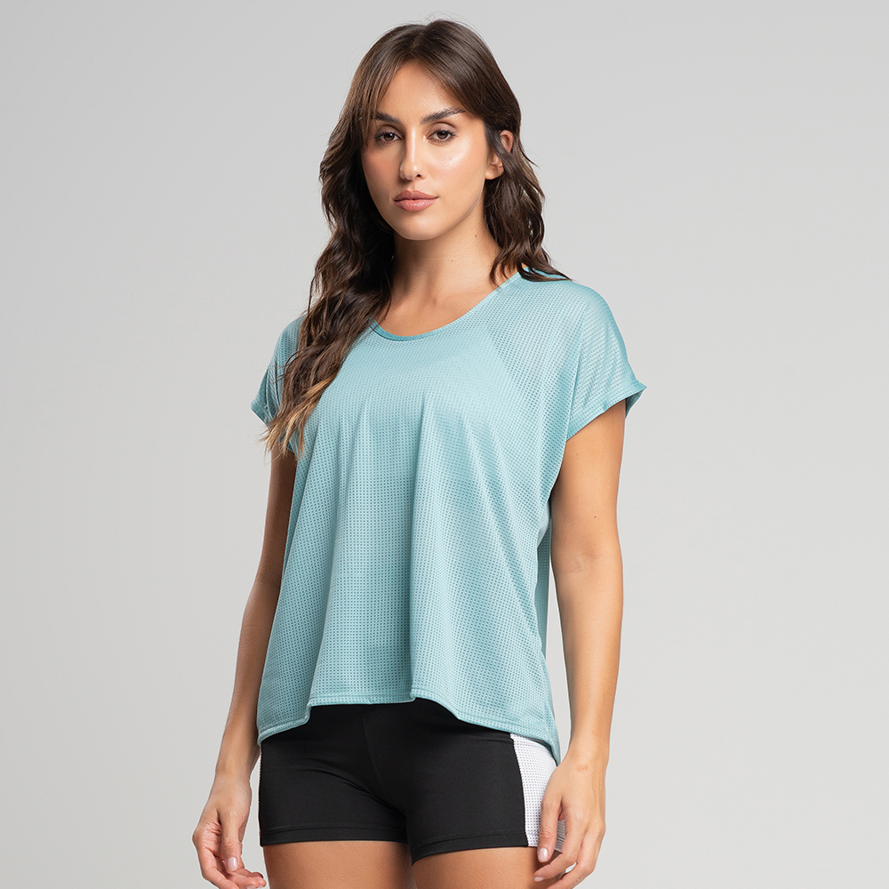 Blusa Feminina Dry Fit Fitness Academia, Musculação, Treino e Secagem — Esporte e Lazer