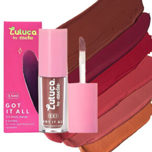 Blush Batom Sombra 3×1 Luluca By Melu Got It 3,5ml Rrm1007