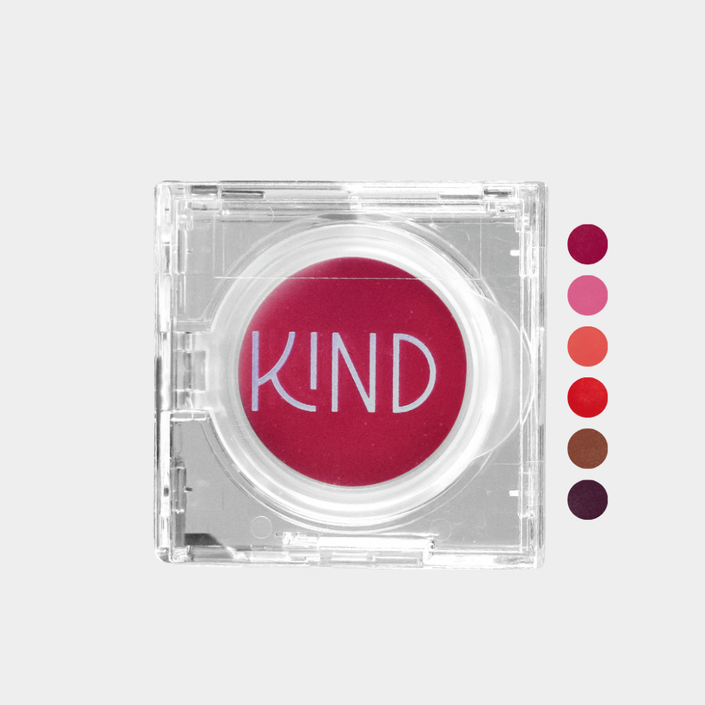 Blush Cremoso 3 em 1 Kind Beauty 5g Fps 15 Sombra Batom e Blush Cores — Maquiagem