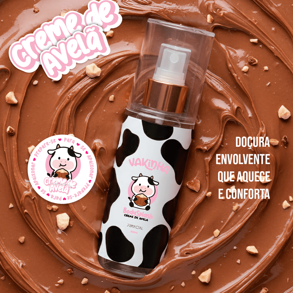 Body Splash Feminino Vakinha Creme DE Avela 200ML Primacial Perfume — Perfumes