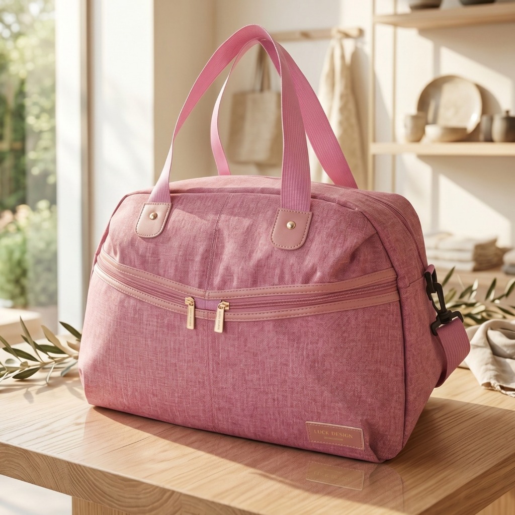 Bolsa Academia Viagem Impermeável Espaçosa Com Alça Mão e Ombro Jacki — Esporte e Lazer