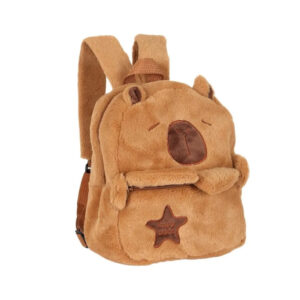 Bolsa Mochila Escolar Infantil Capivara Pelucia Viagens — Bolsas e Mochilas