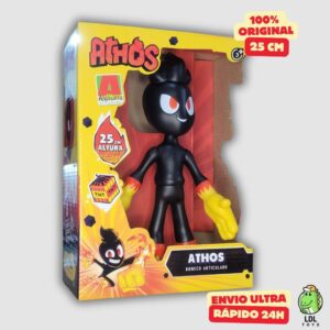 Boneco Vinil Gamer Skin Articulado Gamer Athos Atos ToyArt Youtuber