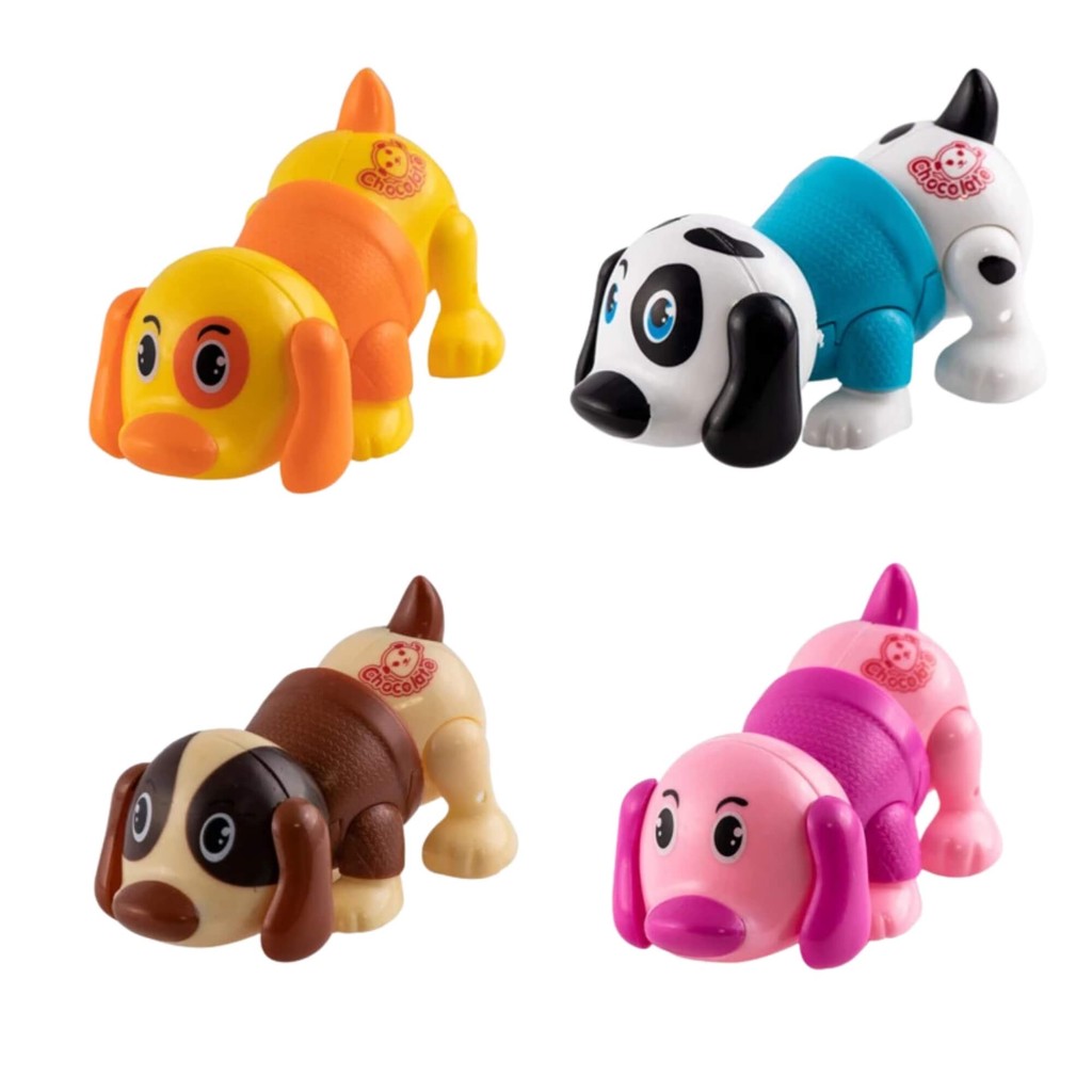 Brinquedo Infantil Mini Cachorro de Corda Sortido e Unitário Coloria — Games e Brinquedos