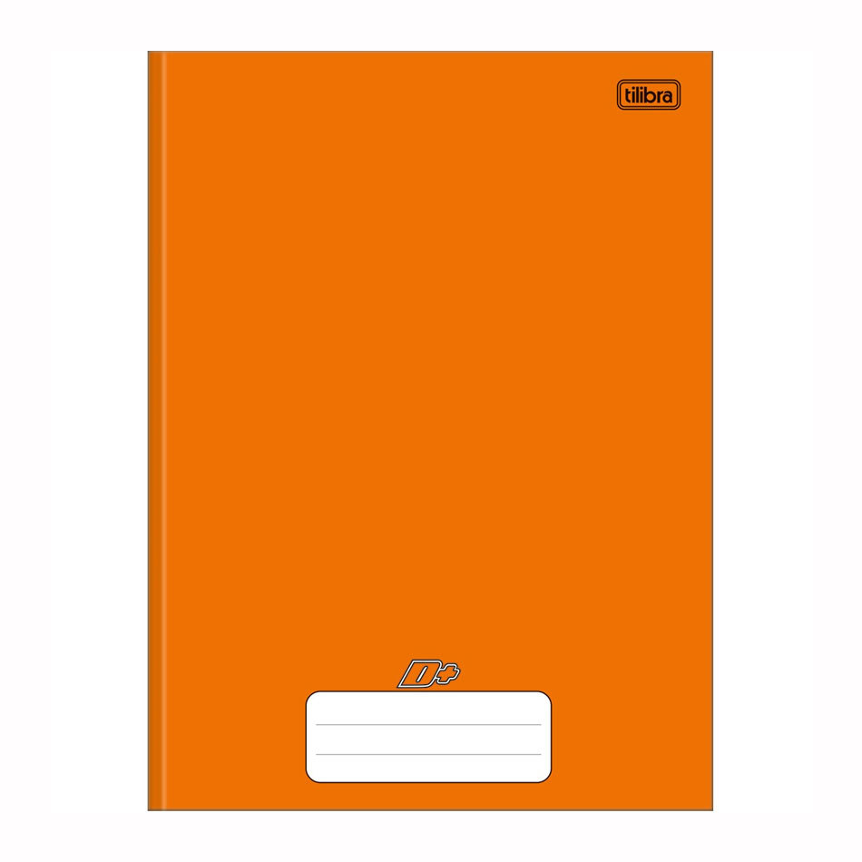 Caderno brochurão capa dura universitário 1x1 96 folhas D Mais