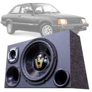 Caixa Trio Som Automotivo Trio Completa Subwoofer Gm Chevette — Som Automotivo