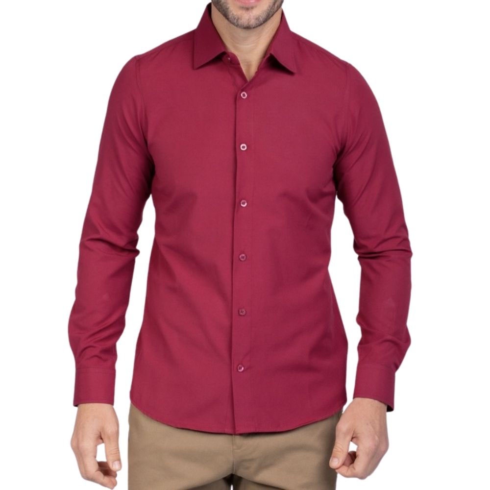 Camisa Camiseta Masculina Manga Longa Slim Fit Luxo Pronta Entrega — Moda Masculina