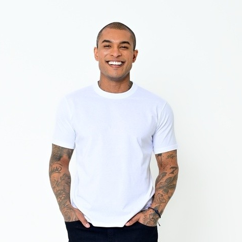Camiseta Masculina Tech de Algodão Básica E Confortável Colombo — Moda Masculina
