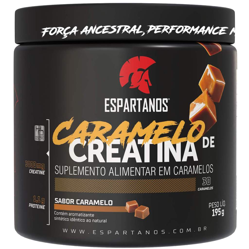 Caramelo de Creatina 30 unidades Espartanos — Suplementos