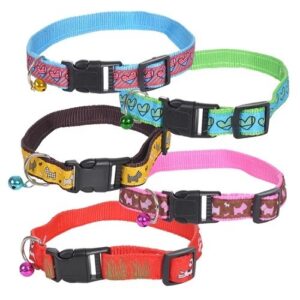 Coleira Cachorro 1,5 x 37cm Meu Pet Poliéster Tam.p Para Cãos E Gatos
