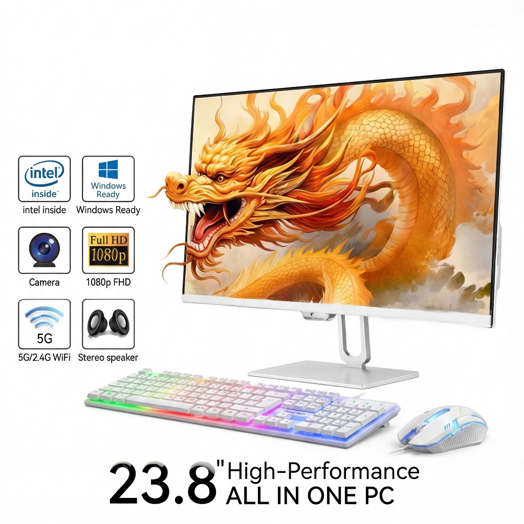 Computador All In One Câmera Integrada 23.8 Intel Core I5 8gb Ssd — Informática