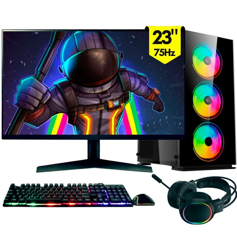 Computador Gamer completo 2Eletro RGB, Intel Core i7, 16GB, SSD 1TB — Informática