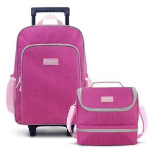 Conjunto Mochila com Rodinhas Junior e Lancheira Térmica- Jacki Design — Bolsas e Mochilas