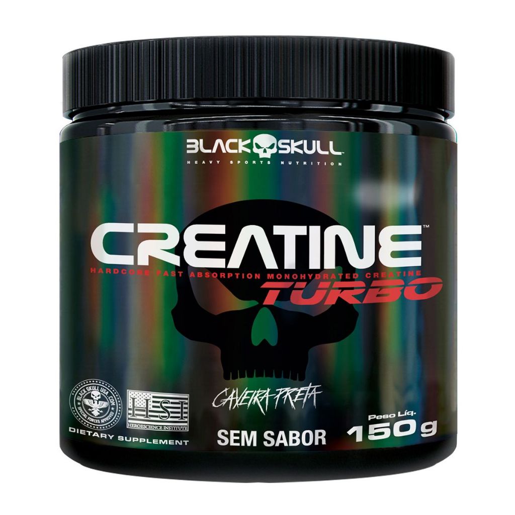 Creatina Turbo Pote Black Skull — Suplementos