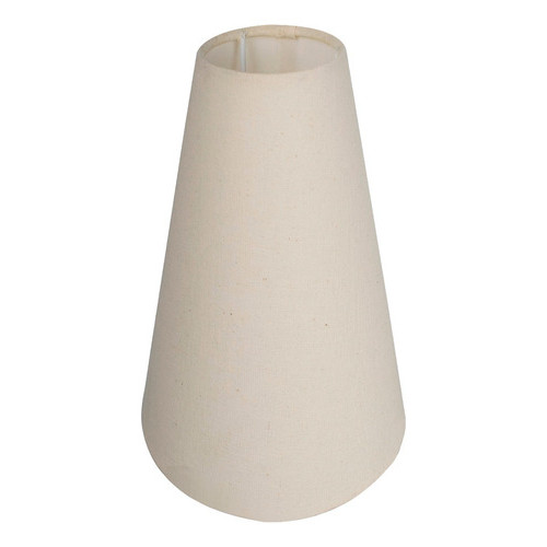 Cupula Abajur luminária 25X8X19cm Tecido Algodão soquete nacional Cor — Decoração