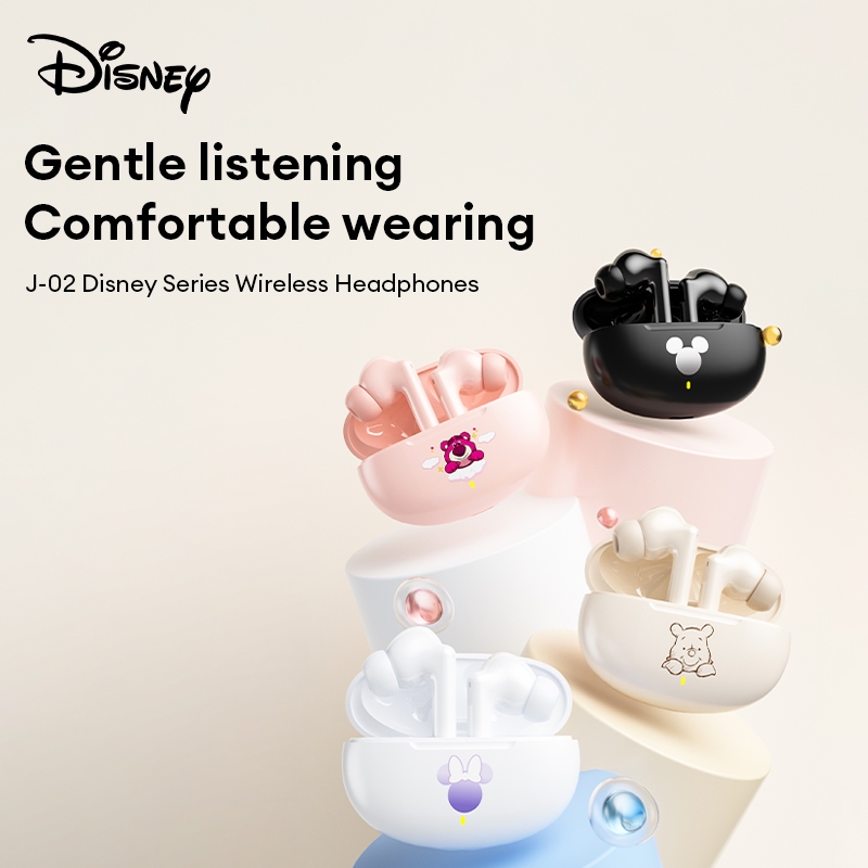 Disney J-02 Fone De Ouvido Bluetooth Alta Fidelidade Qualidade De Som — Áudio e Fones