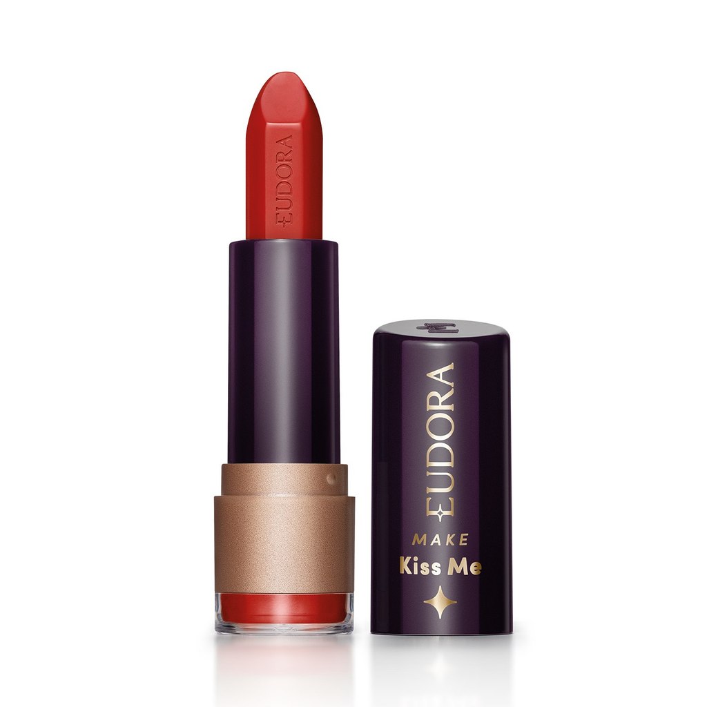 Eudora Make Kiss Me Batom Hidratante Vermelho Arraso 3,7g — Maquiagem
