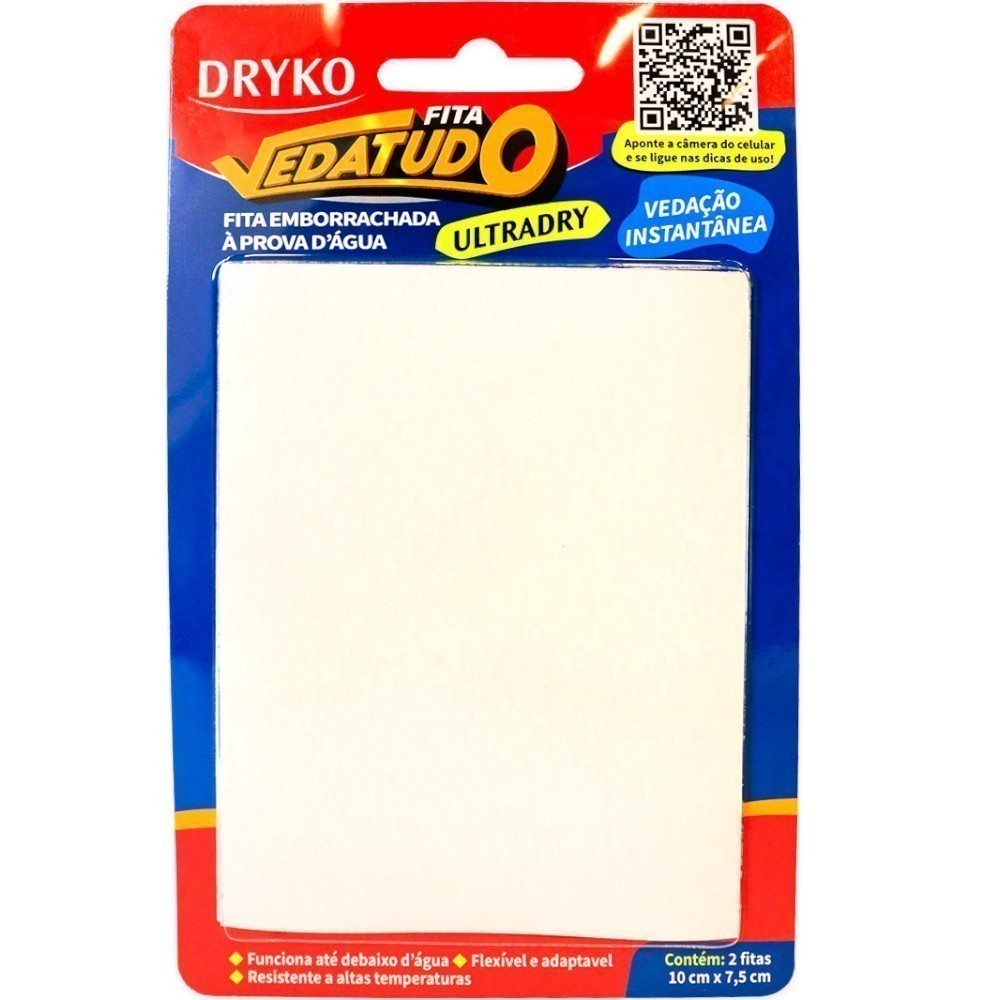 Fita adesiva emborrachada à prova d'água vedatudo Ultradry Dryko — Materiais de Construção