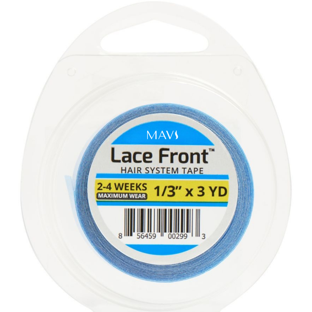Fita Adesiva Lace Front Azul P Mega Hair 3 Metros X 0,8 Cm
