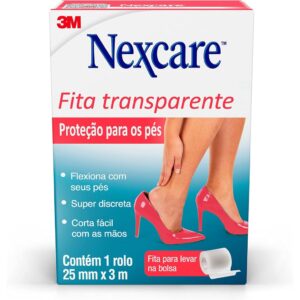 Fita Adesiva Proteção Para Os Pés Com 1 Rolo 25Mmx3M