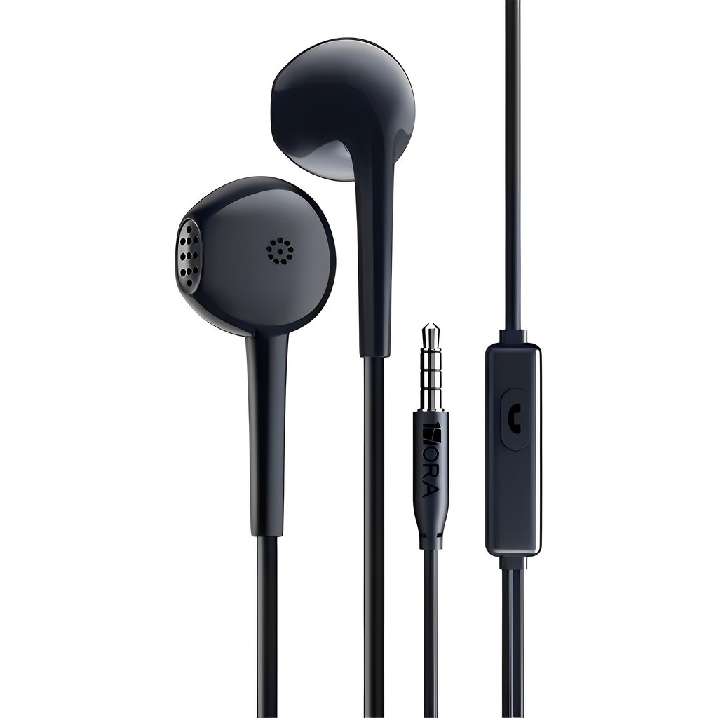 Fone de Ouvido Com Fio 1Hora 3.5mm Intra-Auricular Preto — Áudio e Fones