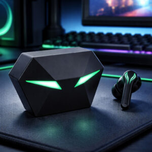 Fone de Ouvido Gamer Sem Fio Bluetooth 5.0 Baixa Latência 50ms Modo — Áudio e Fones