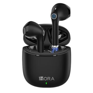 Fone de Ouvido Sem Fio 1HoraAut201n Bluetooth 5.3 Preto — Áudio e Fones