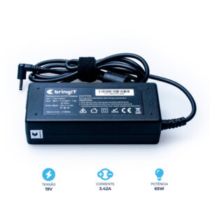 Fonte Carregador para Notebook Acer Aspire 5 19V 3.42A 65W