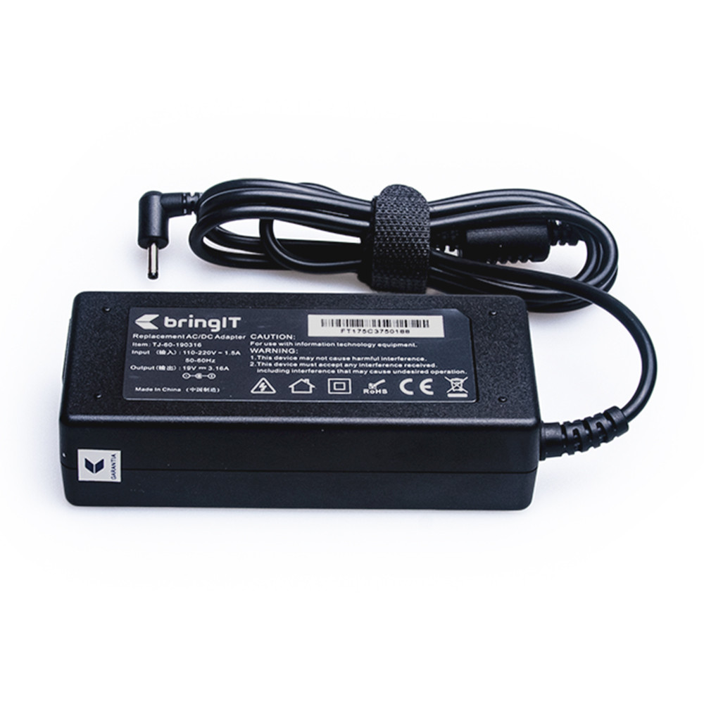 Fonte Carregador para Notebook Samsung Essentials 19V 3.16A 60W — Celulares e Acessórios
