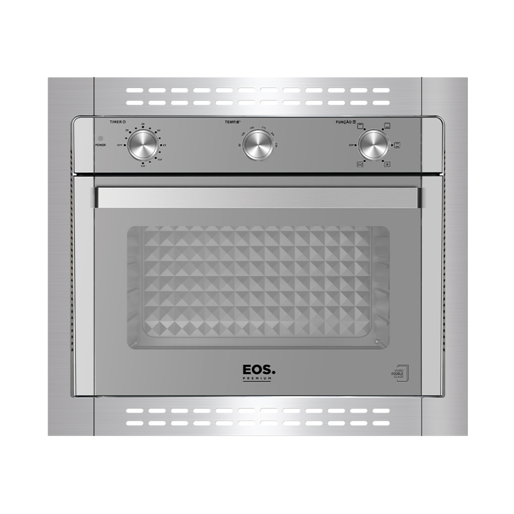 Forno e Air Fryer de Bancada ou Embutir Eos Premium 47L Inox Vidro — Cozinha e Utensílios