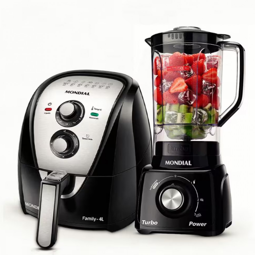 Fritadeira Elétrica Sem Óleo Air Fryer AFN40BI 4L Liquidificador — Cozinha e Utensílios