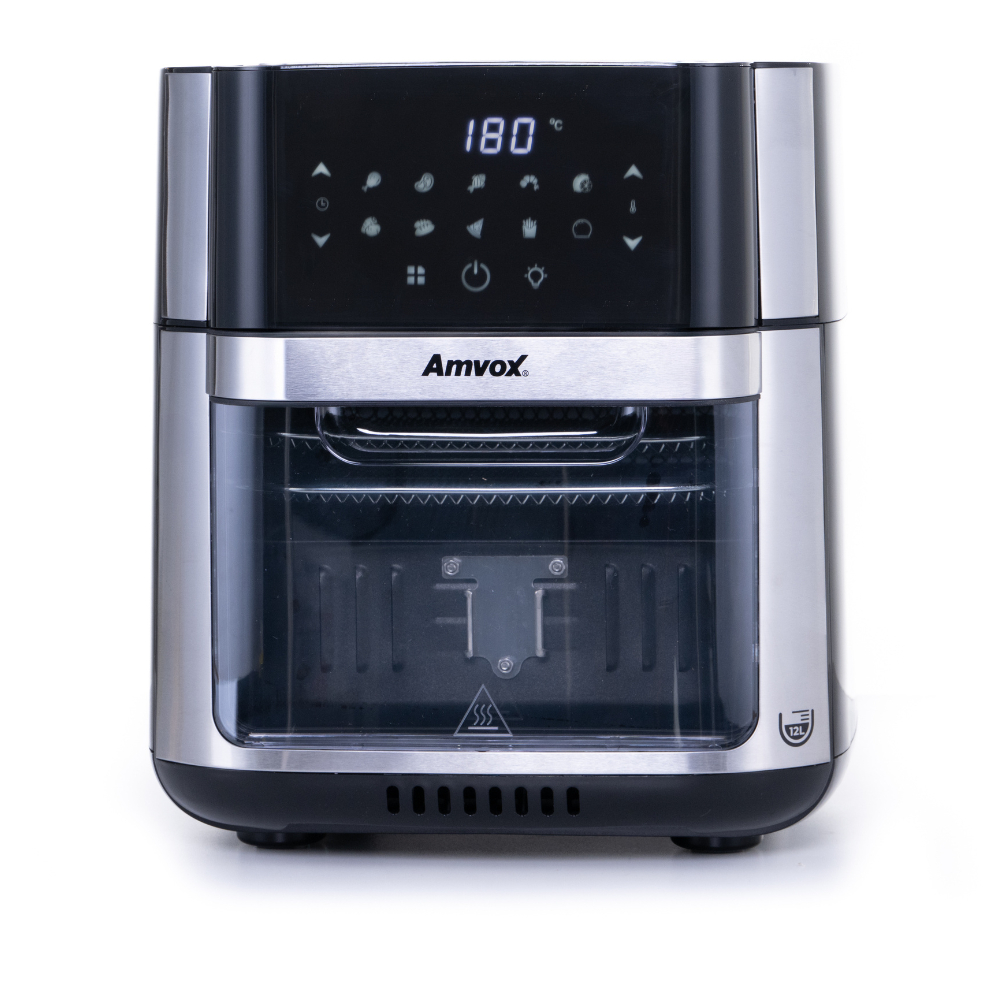 Fritadeira Elétrica Sem Óleo Air Fryer Amvox Arf 1412 Oven 12L Visor