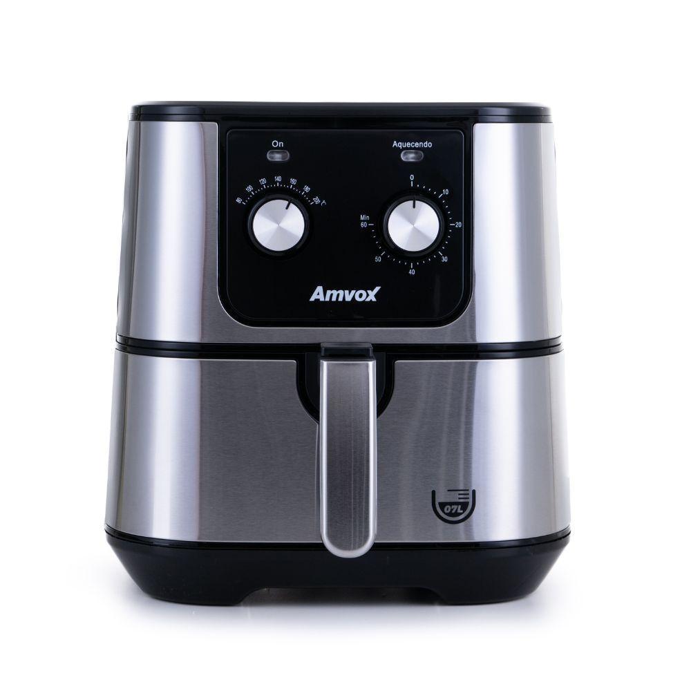 Fritadeira Elétrica Sem Óleo Air Fryer Amvox ARF1255M 7L Com Timer