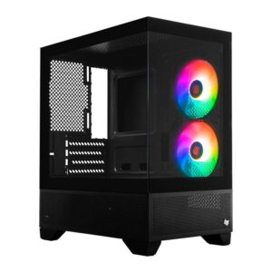 Gabinete Gamer Pichau Magpie 4B, Mini-Tower, Lateral de Vidro, Com 2 — Informática