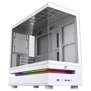 Gabinete Gamer SuperFrame Flow 500, RGB, Mid Tower, Vidro Temperado