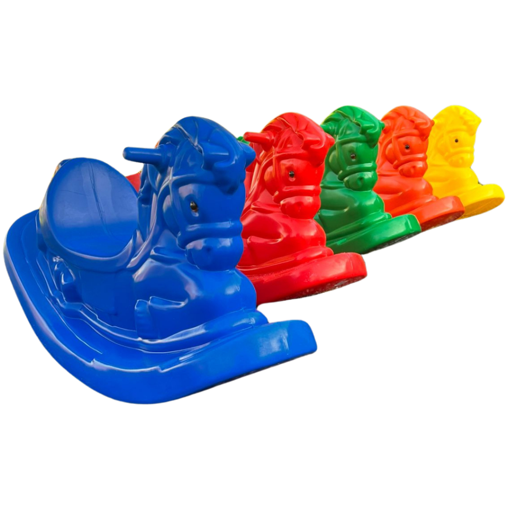 Gangorra 1 Lugar Cavalinho Para Todas As Idades Brinquedos — Games e Brinquedos