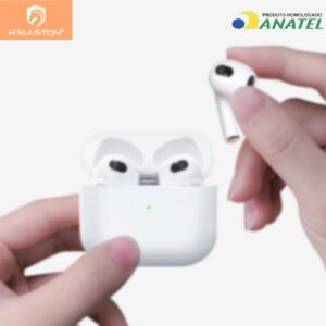 H’maston RS-20 Fone De Ouvido Bluetooth 5.4 Sem Fio Wireless In-ear