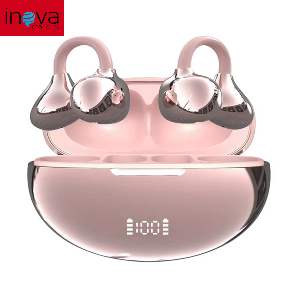 Inova FreeClip Fone de Ouvido Bluetooth Sem Fio Design em C Digital — Áudio e Fones